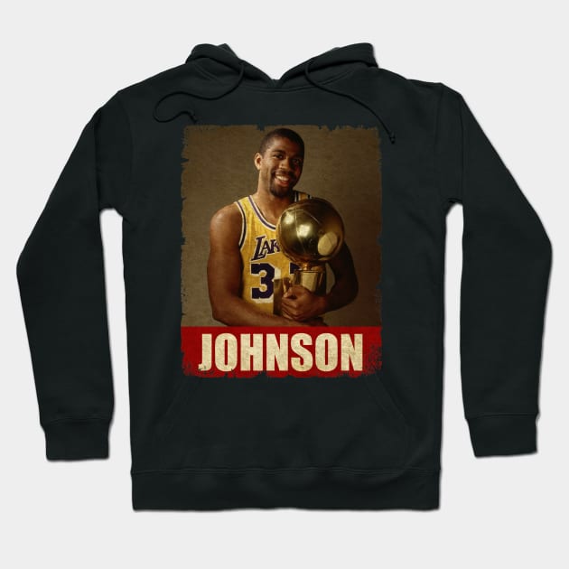 Magic Johnson - NEW RETRO STYLE Hoodie by FREEDOM FIGHTER PROD